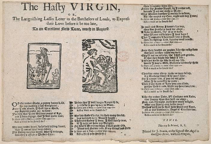 Preview of British Library - Collection of 225 Ballads 122.) Image BL_C22f6_122_2448x2448.jpg