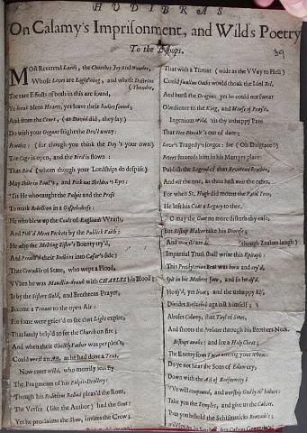 Preview of Lincoln Cathedral Library - Miscellaneous Shelfmark not available Image LCL_Hurst_ref_H0409_Hudibras_2448x2448.jpg