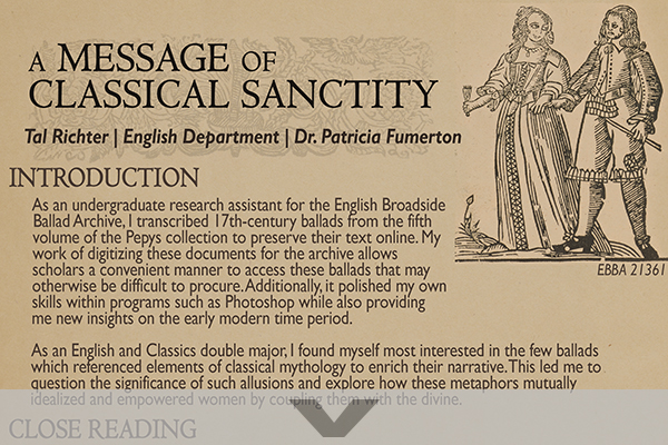 Tal Richter, Fall 2018