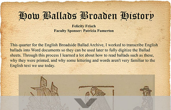 Felicity Frisch, Fall 2021