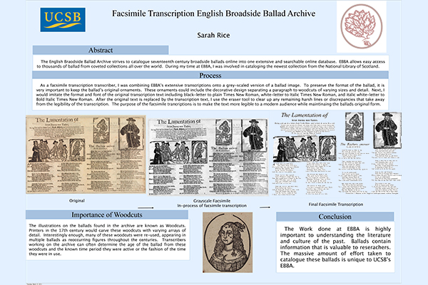 Sarah Rice, Spring 2014