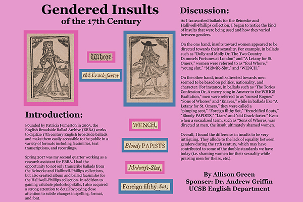 Allison Green, Spring 2017