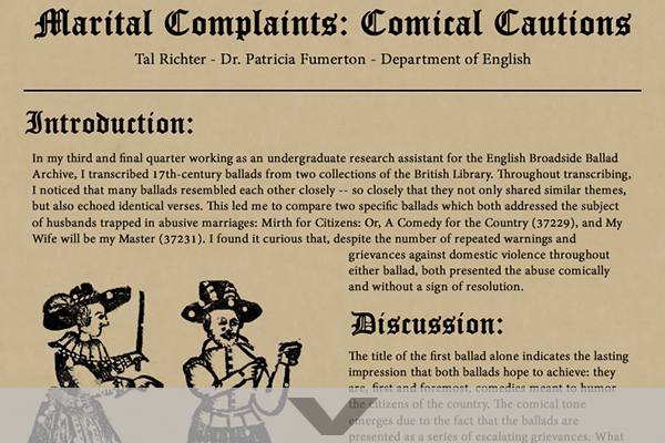 Tal Richter, Spring 2019