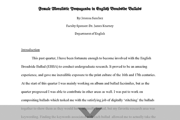 Jenessa Sanchez, Winter 2020